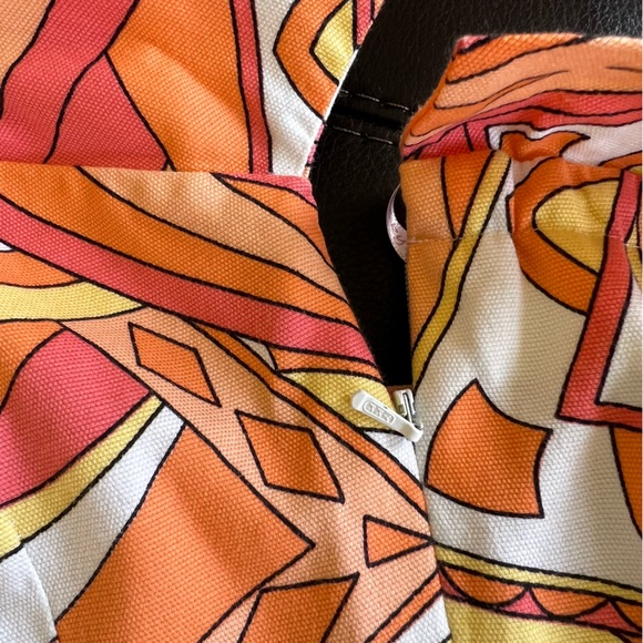 Becky & Max Orange Halter Flared Dress, Size 12 - Picture 4 of 6